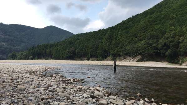 日置川で鮎釣り堪能 フィッシングマックス 関西の釣果 大阪 神戸 和歌山の釣果情報