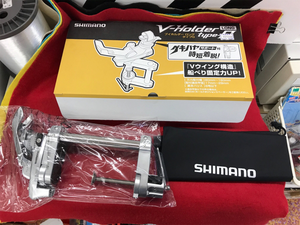 新製品 SHIMANO V-Holder LONG type-G シルバー | フィッシング