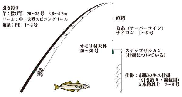 キスの投釣り仕掛 フィッシングマックス 関西の釣果 大阪 神戸 和歌山の釣果情報