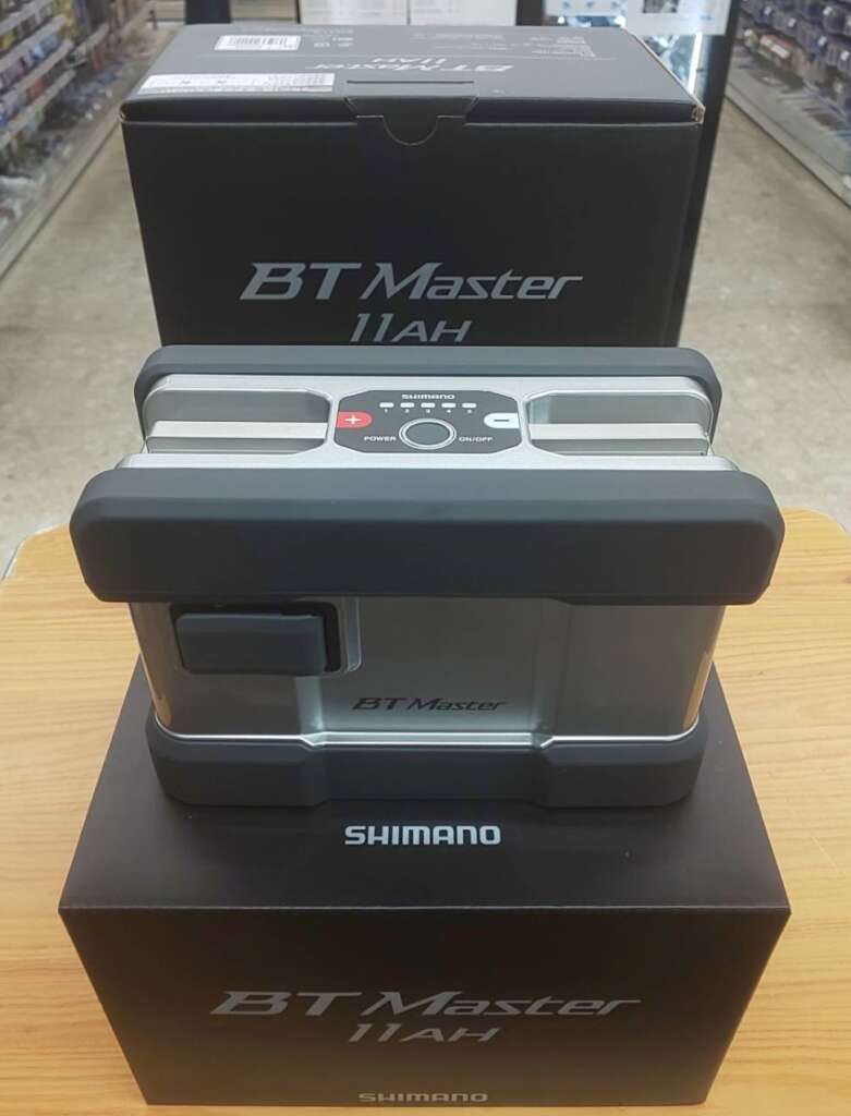 シマノBT Master リチウムバッテリー11Ah新品未使用！ - フィッシング
